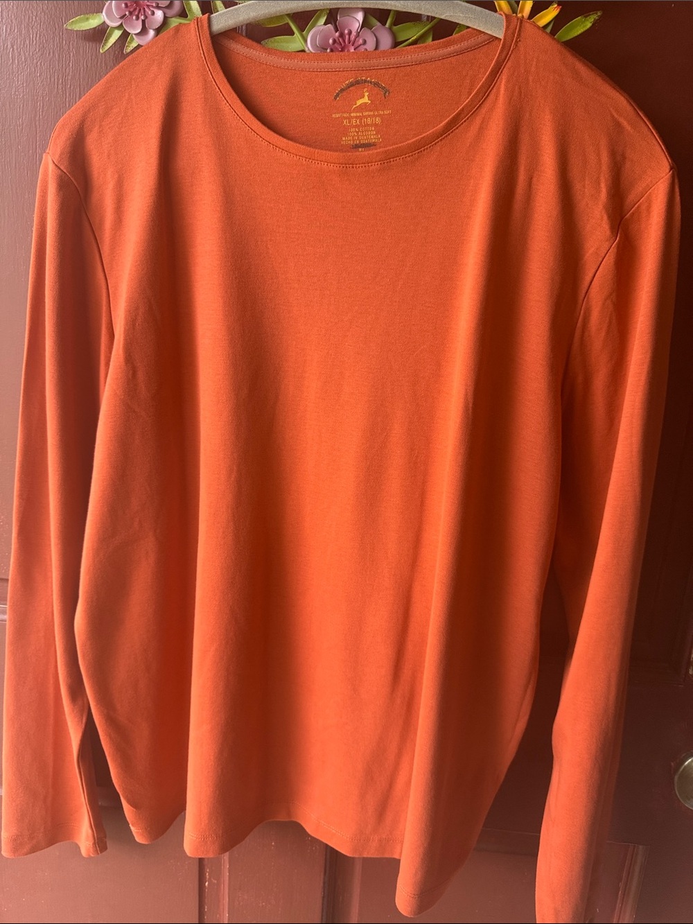 White Stag Orange Long Sleeve Tee